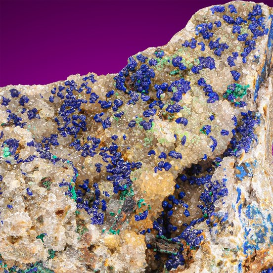 Azurite-Hella Glück Mine | Neubulach | Calw | Black Forest | Baden-Württemberg | Germany